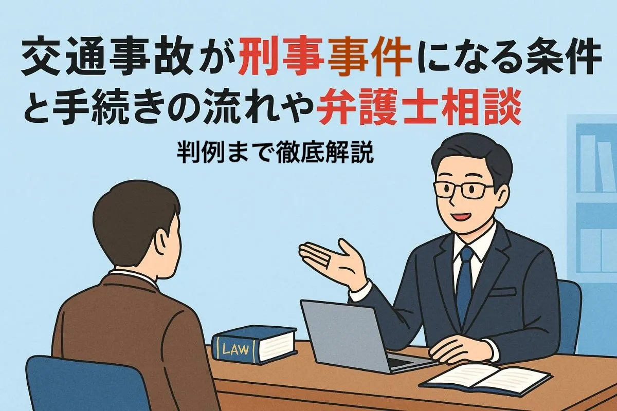 交通事故が刑事事件になる条件と手続きの流れや弁護士相談・判例まで徹底解説