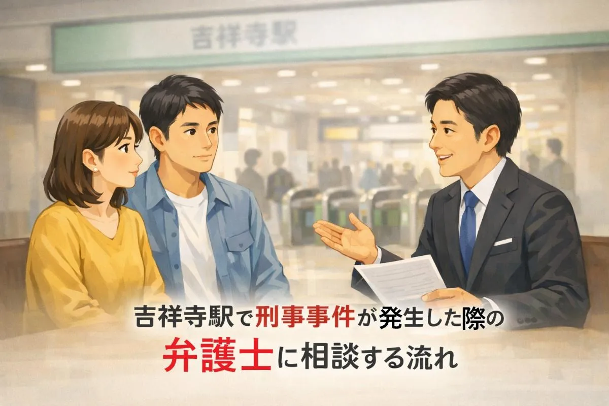 吉祥寺駅で刑事事件が発生した際の弁護士に相談する流れと費用相場を徹底解説