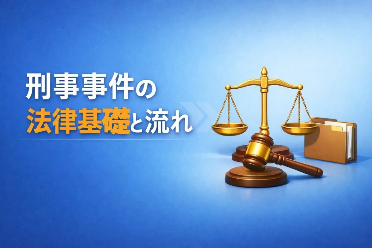 刑事事件の法律基礎知識と手続き流れを徹底解説
