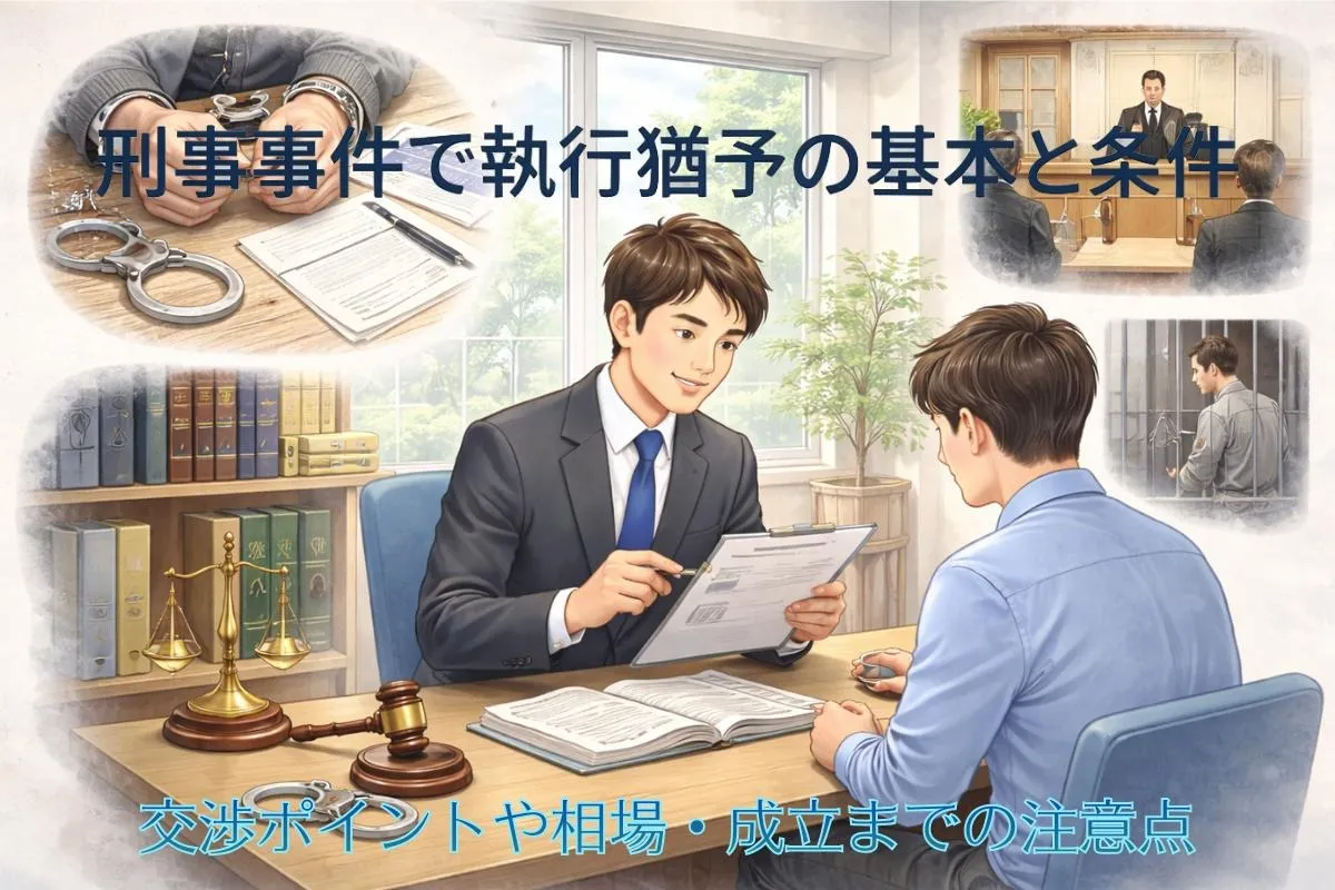 刑事事件で執行猶予の基本と条件を弁護士が解説｜判決例や改正の影響・実刑との違いも網羅