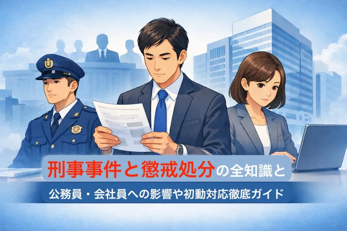 刑事事件と懲戒処分の全知識と公務員・会社員への影響や初動対応徹底ガイド