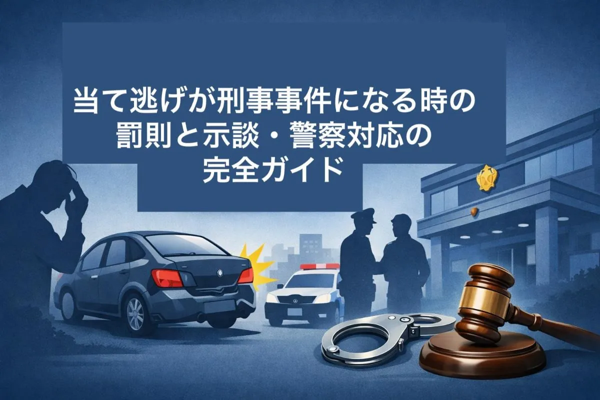 当て逃げが刑事事件になる時の罰則と示談・警察対応の完全ガイド