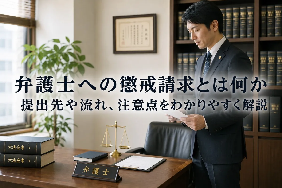 弁護士への懲戒請求とは何か｜提出先や流れ、注意点をわかりやすく解説
